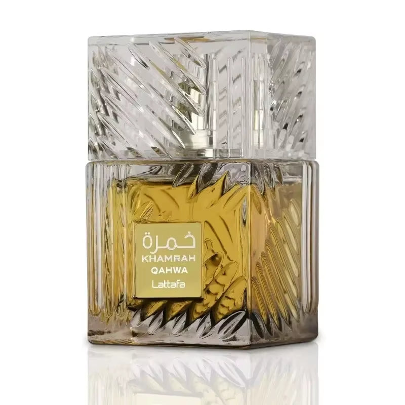 [Novedades del Mundo] Perfume Khamrah Qahwa 100ml – Lattafa | Fragancia Árabe Intensa y Duradera