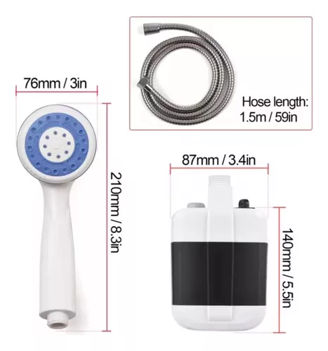 🚿 [Paga en Casa] Ducha Recargable para Exteriores